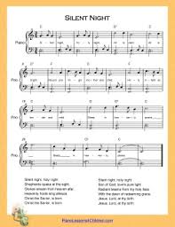 Play more, pay less with pass. Silent Night Piano Lesson On Videos Lyrics Free Sheet Music For Piano