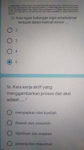 Kata sendi ialah satu kata tugas yang boleh membentuk frasa. Kata Tugas Hubungan Logis