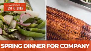The perfect picnic side dish. How To Make Impressive Roasted Whole Side Of Salmon And Buttery Spring Vegetables Youtube