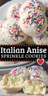 Sift flour, baking powder and salt into small bowl. Italian Anise Cookies With Sprinkles Snappy Gourmet