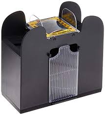 Automatic card shuffler is suitable for family poker games and other card games, practical and convenient. Automatic Card Shuffler Battery Operated 6 Deck Playing Card Dispenser Game Night Casino Equipment And Accessories By Trademark Poker In Kuwait Whizz Card Shufflers