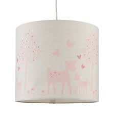 Baby Colours Little Deer Pink Light Shade D 25cm Departments Diy At B Amp Q Pink Light Shades Baby Colors Harriet Bee