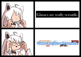 One thing I noticed about the glasses copypasta... : r/Hololive