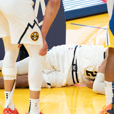 Jamal murray collapsed after an apparent left knee injury against gsw. Jbwzaxu5i Mhzm