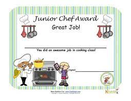 Junior Chef Cooking Award For Children Junior Chef Cooking Classes For Kids Childrens Cooking