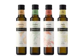 Identity For A New Brand Of Olive Oils Elia Is A Feminine Name From The Greek Word Elia Olive Oil Packaging Bottle Design Packaging Packaging Labels Design