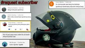 Kaca helm kyt x rocket warna hitamrp90.000: Cara Mudah Buat Spoiler Sendiri Helm Kyt Roket Lebih Tampan Pake Spoiler Youtube
