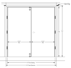 Choose one of three frame styles. Steel Walk Door Rough Opening Size Measuring Instructions