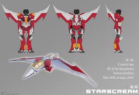I found this Genderbend Starscream made by @Lillified2 on twitter and gotta  ask, would any of you like to see an OFFICIAL fem take on Starscream? :  rtransformers