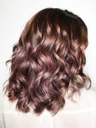 The Brunette Version Of Rose Gold Is Ridiculously Pretty Rose Gold Hair Brunette Chocolate Mauve Hair Hair Color Rose Gold