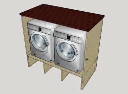 Washer And Dryer Pedestal Surround Tutorial Washer And Dryer Pedestal Laundry Room Pedestal Laundry Pedestal