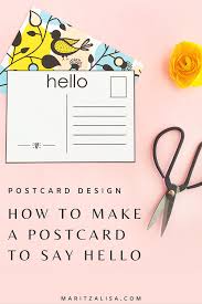 Print a different design on every postcard at no at moo, there are a few ways of making and printing your postcards. Diy Patterned Postcards Make Your Own Postcard Diy Postcard Postcards Diy