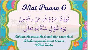 Bacaan doa niat puasa syawal pun tentunya beda dengan niat puasa ramadhan. Niat Puasa 6 Syawal Hukum Gabung Puasa Ganti Qadha Serentak