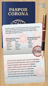 Sedangkan hong kong, anda bisa bebas visa selama 30 hari. Corona Membuat Paspor Tiap Negara Hampir Setara Tirto Id