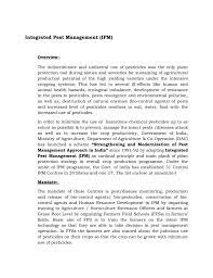 The mission of the center is to provide research and outreach in integrated pest management (ipm) practices for sustainable plant and animal agriculture, small. Integrated Pest Management Ipm Department Of Agriculture Co
