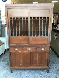 1857二手網 香榭二手家具 古董家具檜木實木3 5尺阿嬤菜櫥 古早味菜櫥 餐櫃 碗盤櫥櫃 置物櫃 收納櫃 原木家具 廚房櫃 書櫃 asian kitchen decor china cabinet