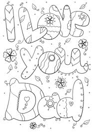 I Love You Dad Coloring Pages Fathers Day Coloring Page Birthday Coloring Pages Father S Day Printable