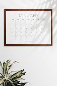 2020 Printable Calendar 2020 Large Wall Calendar 2020 Big Etsy In 2020 Large Wall Calendar Printable Wall Calendar Wall Calendar