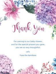 Baby shower thank you cards designed by independent artists. Simple Baby Shower Thank You Wording Online