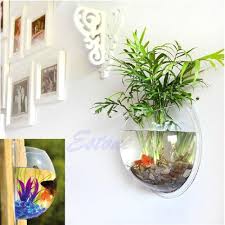 Pot Wall Hanging Mount Bubble Aquarium Bowl Fish Tank Aquarium Home Decoration Wall Aquarium Plant Wall Fish Tank Plants