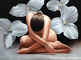 Image result for tranh thiếu nữ đẹp