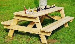 Cooler Embedded Counters Outdoor Picnic Tables Little Tikes Picnic Table Picnic Table