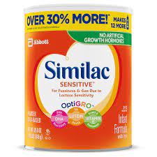 Similac Sensitive Powder Baby Formula 29 8 Oz Canister Walmart Com