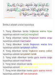 Jika menemukan kesalahan dalam segi materi atau penulisan mohon segera. 30 Hukum Bacaan Tajwid Dalam Surat Annisa Ayat 59 Serta Keterangannya Brainly Co Id