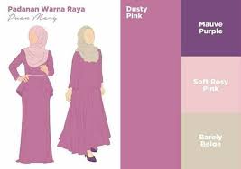10 tips padu padan warna baju dan hijab agar enak dipandang. 38 Top Inspirasi Baju Kurung Ungu Sesuai Tudung Warna Apa
