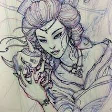 Digunakan adanya beberapa desain pada layar smartphone tersebut contonya. Fantastis 28 Sketsa Tato Yakuza 309 Best Oni Masks Images Oni Mask Mask Tattoo Japanese From Www Pinter Gueixa Desenho Ilustracoes Tatuagens Impressionantes