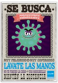 Por favor, elija su opción para iniciar el trámite. Se Busca Coronavirus Unicef