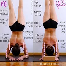 Yoga Block Pincha Inversion In 2020 Headstand Yoga Yoga Handstand Yoga Poses
