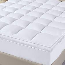 D G The Duck And Goose Co Extra Plush Thick Mattress Topper Queen Size With Deep Pocket Firm Pillowtop Bed Topp In 2020 Thick Mattress Topper Mattress Soft Mattress