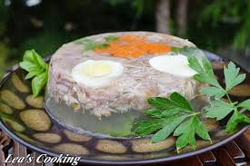 Lea S Cooking Russian Holodets Meat Jelly Xolodec Healthy Snacks Recipes Lithuanian Recipes Savoury Food