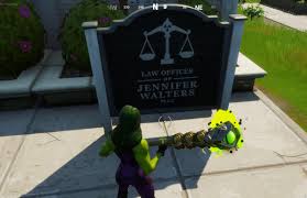 After you smash the vase, do any emote as jennifer. Fortnite Jennifer Walters Office Location She Hulk Awakening Challenge Esports Fast