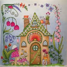 Basford's works can be found in products such as colouring books, wallpaper, beer labels and even tattoos. Johanna Basford S World Of Flowers Colouring Book Books Cute766