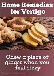 Home Remedies For Vertigo / Dizziness
