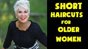 Short Haircuts For Older Women 2018 Youtube Over60hairstylesforwomen Haircut For Older Women Older Women Hairstyles Hairstyles For Seniors
