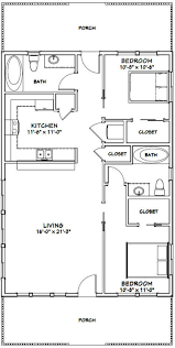 28x40 House 2 Bedroom 2 Bath 1120 Sq Ft Pdf Floor Etsy In 2021 Tiny House Floor Plans Small House Floor Plans Cabin Floor Plans