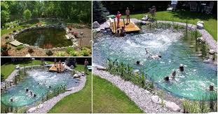 A swimming pond (28 photo). Magical Outdoor Diy How Make An All Natural Swimming Pond Diy Crafts