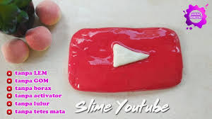Cara Buat Slime Tanpa Lem Youtube
