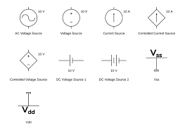 Network diagram symbols and icons. Circuit Diagram Symbols Lucidchart