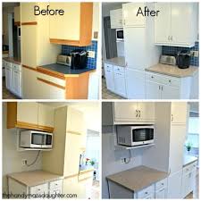 This can be a difficult in older homes, since plastic laminate countertops were often constructed on site and nailed to the walls and cabinets. Painting Laminate Kitchen Cabinets Before And After Uk Tips Updating Daughter Update Old Laminate Kitchen Cabinets Laminate Kitchen New Kitchen Cabinets