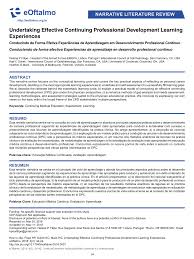 Libro del profesor 49 wyświetleń ,217 stron. Pdf Undertaking Effective Continuing Professional Development Learning Experiences
