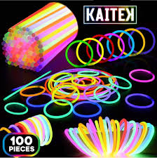 Glow Sticks Bulk Party Favors 100pk Partysticks Glow In The Dark Party Supplies Decorations Neon Party Glow Necklaces Bracelets With Connectors Walmart Com Walmart Com