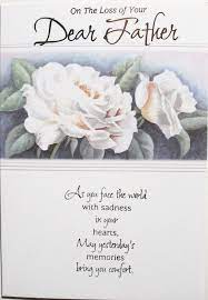 Losing a father is one of life's most difficult things to bear, and it's hard to know what to say to comfort those words of sympathy for loss of husband or wife. For Sale Sympathy Greetings Cards