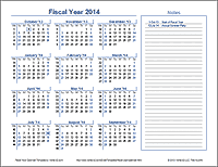 Fiscal Year Calendar Template For 2021 And Beyond