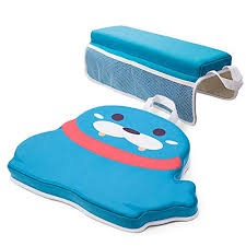 Can be used for tub kneeler, bathing kneeling mat, garden kneeler, yoga mat for fitness, praying mat, beach mat and baby changing mat. Bath Kneeler And Elbow Rest Pad Set With Toy Organizer 1 5 Thick Baby Bath Kneeling Pad For Knee Arm Support Large Bathtub Kneeling Mat For Happy Bathing Time Blue Sea Lion