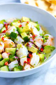 Fresh And Easy Shrimp Ceviche Recipe Ceviche Recipe Shrimp Ceviche Seafood Recipes