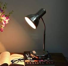 7 brightness levels, which allows adjustment for best comfort and use. Buy Helicon Table Lamp Silver Chrome Finished Round Online At Low Prices In India Amazon In